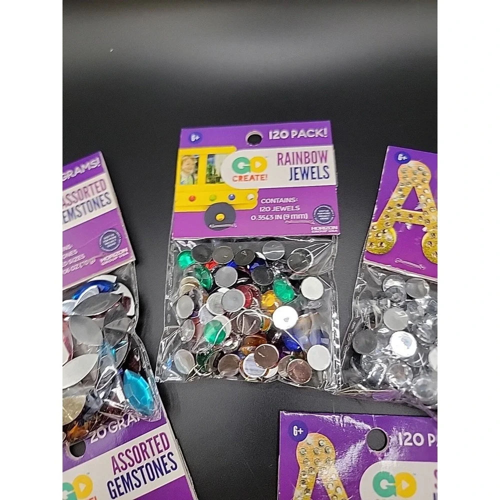 Go Create Jewels And Gemstones 120 Per Pack lot of 5